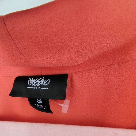 Massimo Supply Co. Vibrant Red Blouse MINIMALIST, CHIC, CLASSY SOPHISTICATED FUN - Picture 8 of 11